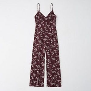 Abercrombie & Fitch wrap front cami jumpsuit in XS